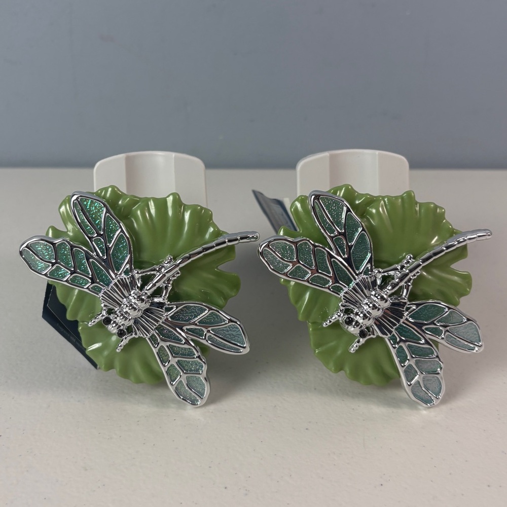 Yankee Candle ScentPlug Diffuser With Light Sensor Dragonfly On Lilypad 2 Packs